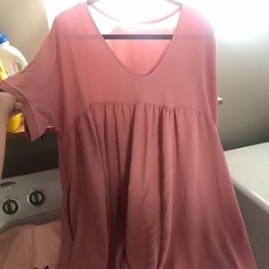 Blush Pink Plus Size Dress